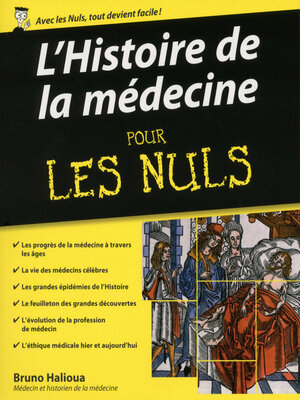 cover image of L'Histoire de la médecine Pour les Nuls
